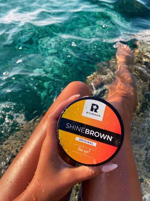 Krem do opalania ByRokko Shine Brown 0 SPF PRZYSPIESZA OPALANIE 210 ml