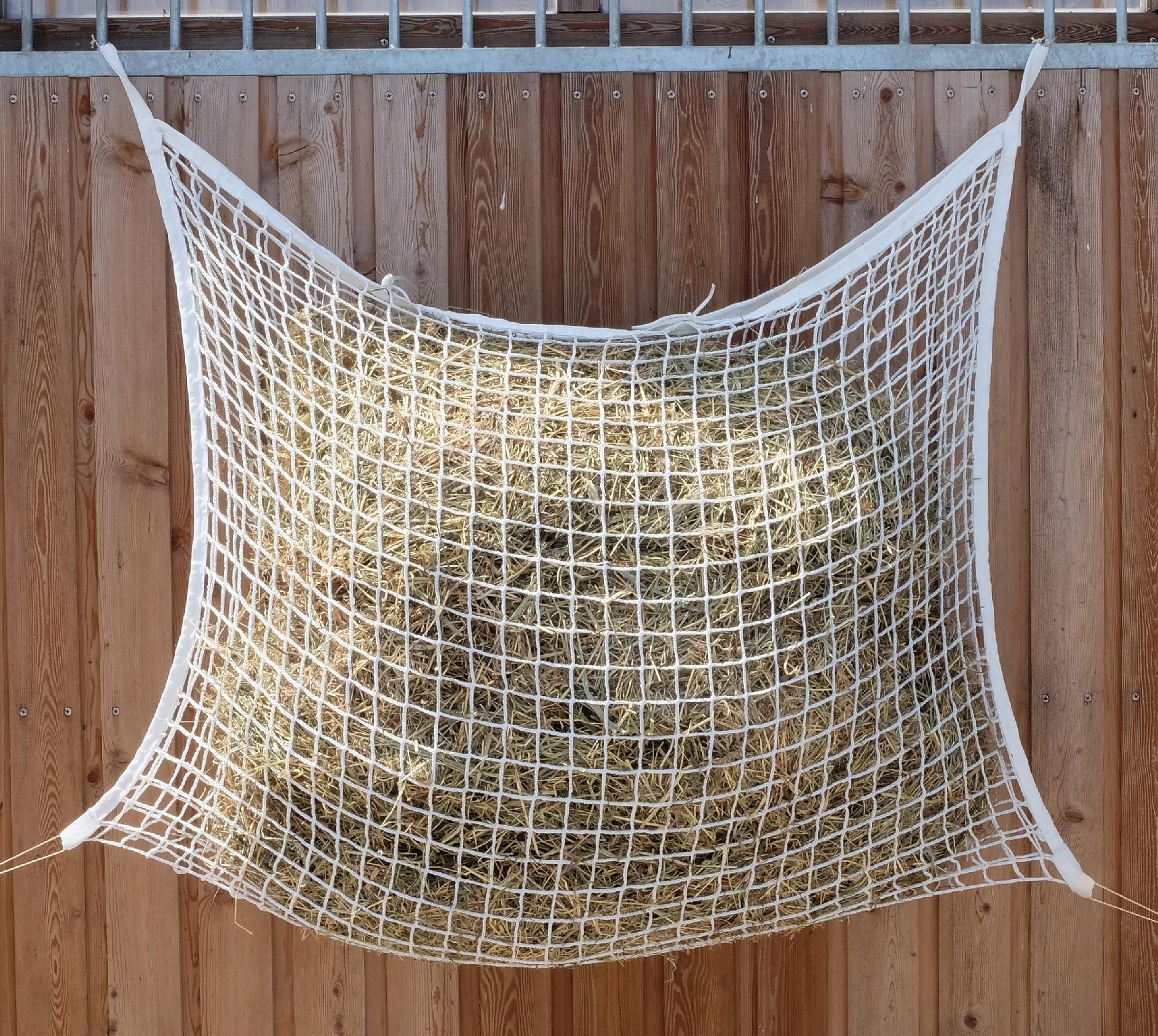 SIATKA na siano dla KONIA koni 120cm x 90cm - biała