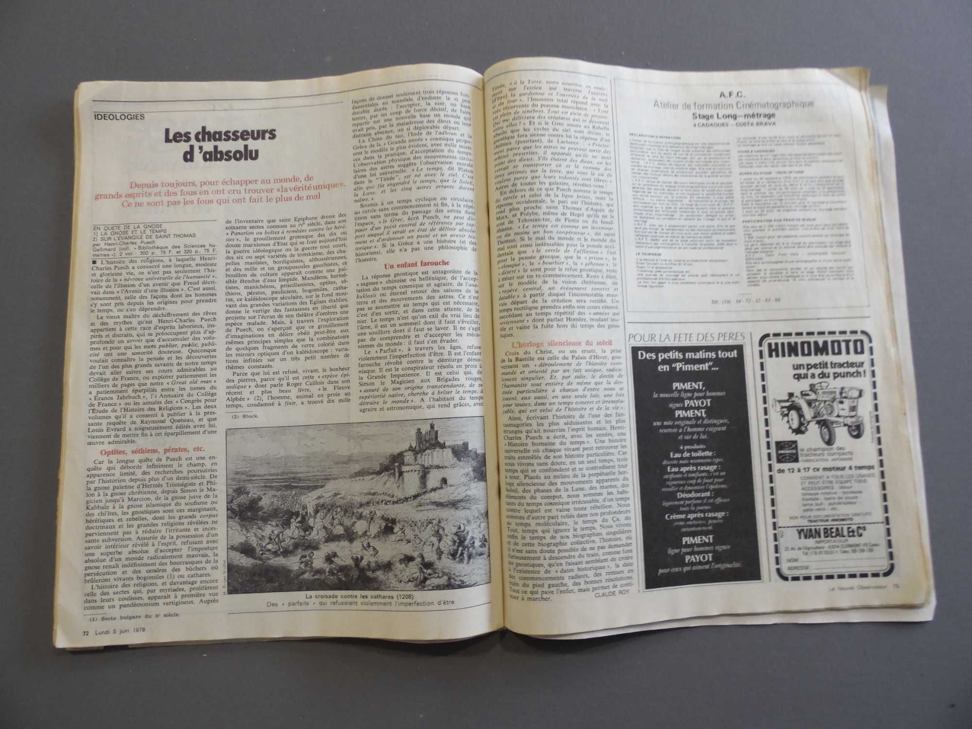 Revista Le Nouvel Observateur, 1978