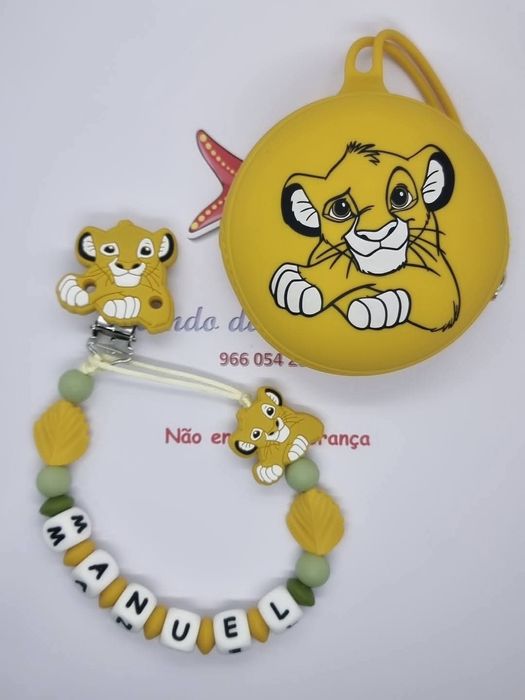 Prende xuxas silicone bebé chupeta