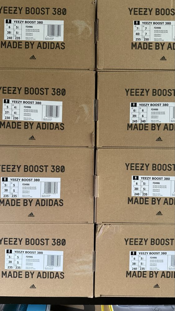 100% ОРИГІНАЛ! Кросівки Adidas Yeezy Boost 380 35 -38  розміри