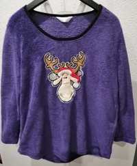 Sweter z reniferem PRETTY SECTRETS bluza polarowa święta roz. XL/XXL