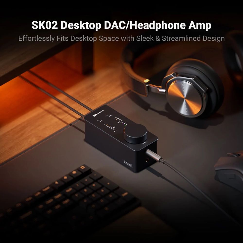 Fosi Audio SK02  ЦАП, DAC, Підсилювач