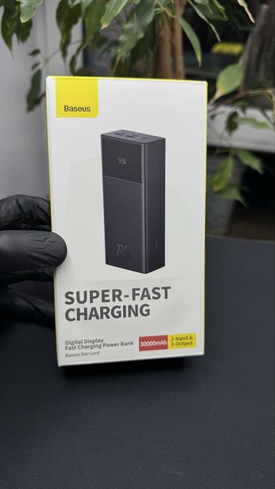 Павербанк Базеус Baseus Star Lord 30000 mAh 22.5W з гарантією і чеком