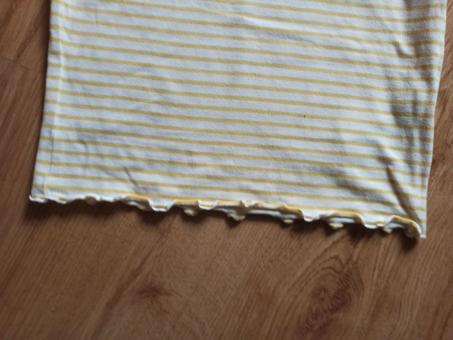 Bluzeczka żółta w paski  pszczółka Tchibo 110/116