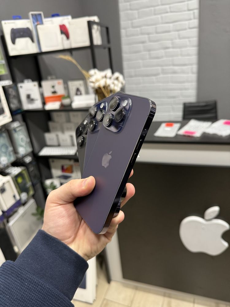 Iphone 14 pro 256gb purple, black