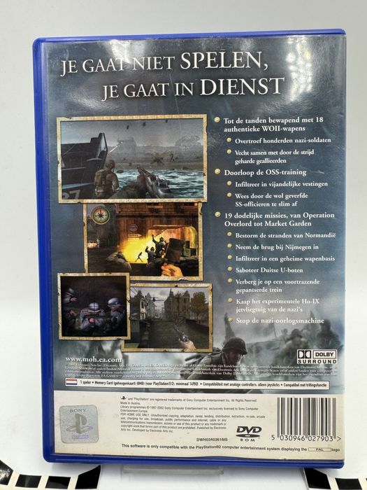 Medal of Honor Frontline Ps2 Gwarancja