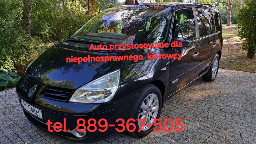 Renault Espace 2.0dCi Automat przystosowany dla osoby niepełnosprawnej