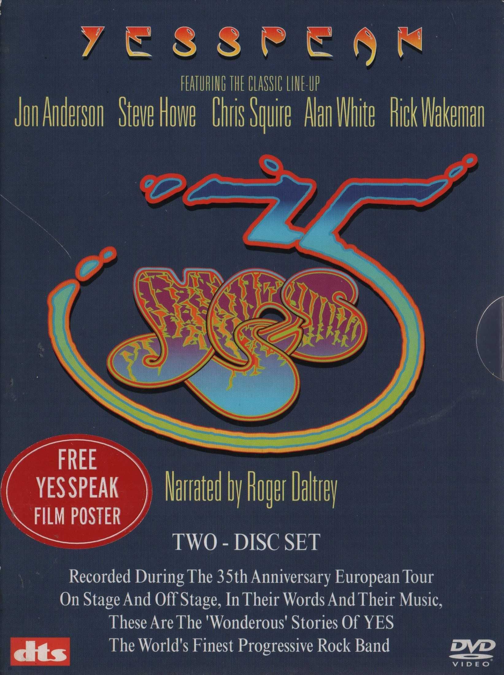 Dvd Yes - Yesspeak - musical - 2 dvd's