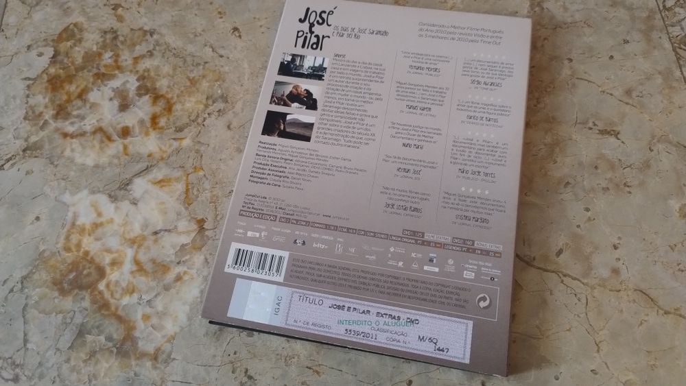Dvd digipack josé e pilar