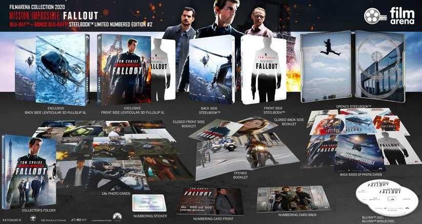 Steelbook 4К Blu-ray Миссия невыполнима-Последствия Filmarena Hard Box
