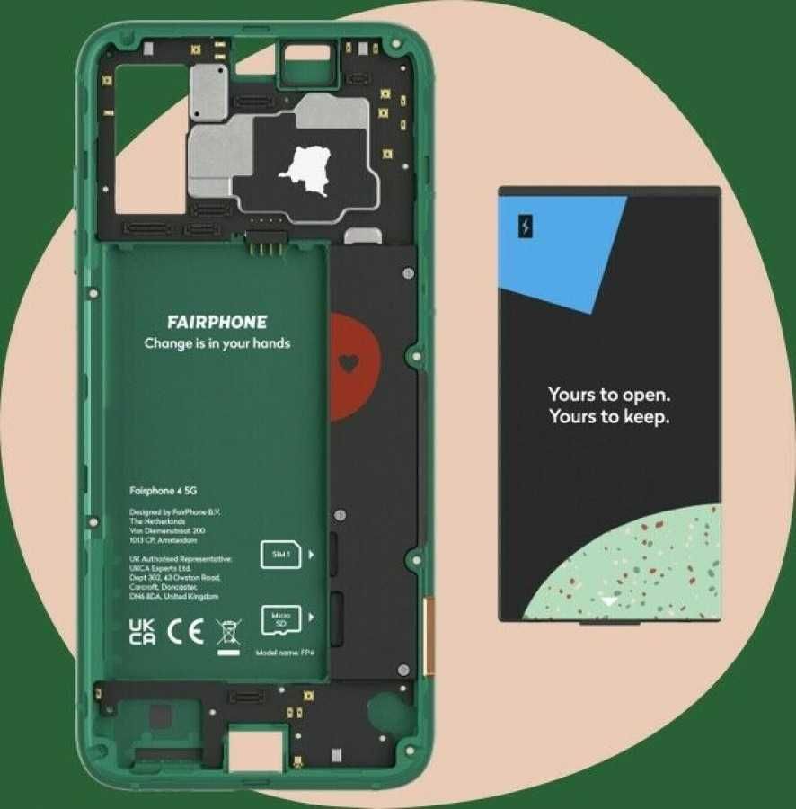 Модульний телефон Fairphone 4 5G 6/128 Gray