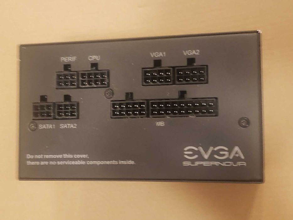 Блок питания EVGA 650 P5. 80+ platinum. неисправный.