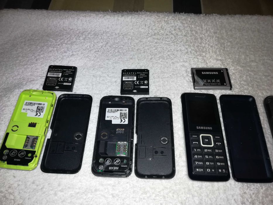 diversos telemóveis bloqueados (alcatel, samsung, siemens)