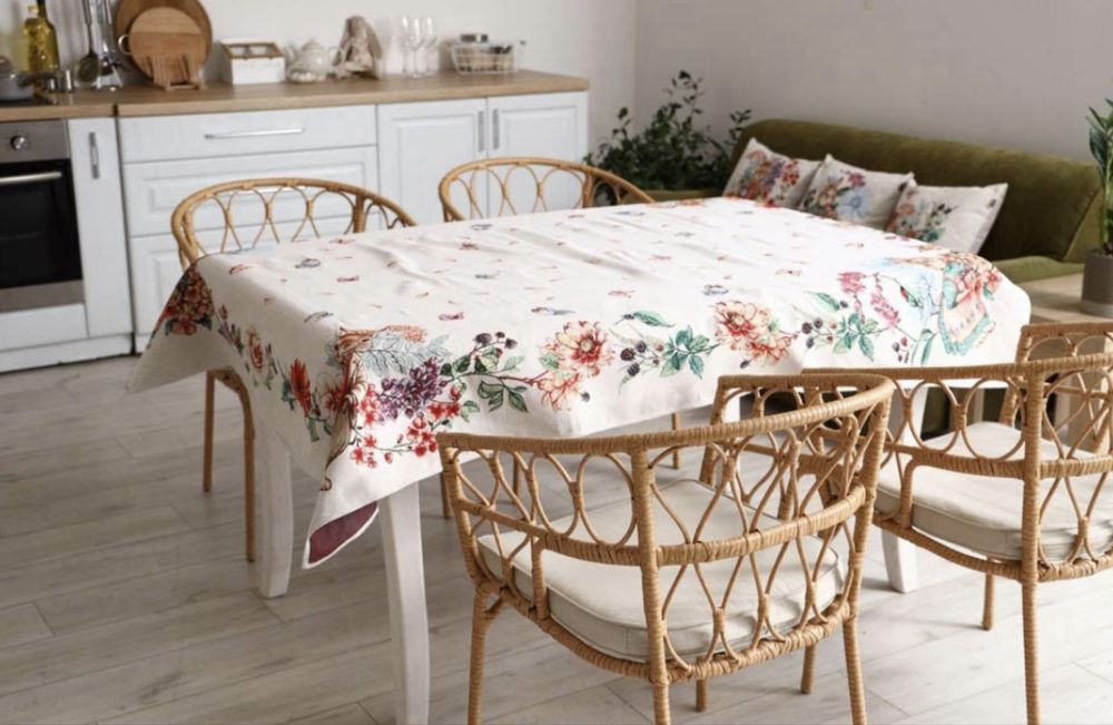 Скатертина гобеленова "Прованс Затишок" 130 x 140 см