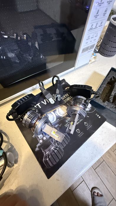 Led -лампы с линзой и без Н4 -размер