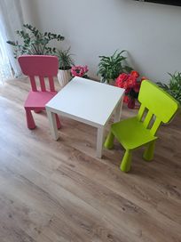Okazja stan bdb stół stolik dla dziecka 2 krzesła cena za komple