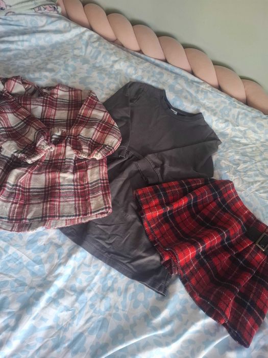 Zestaw ubrań dla dziewczyni jesień zima 98 104