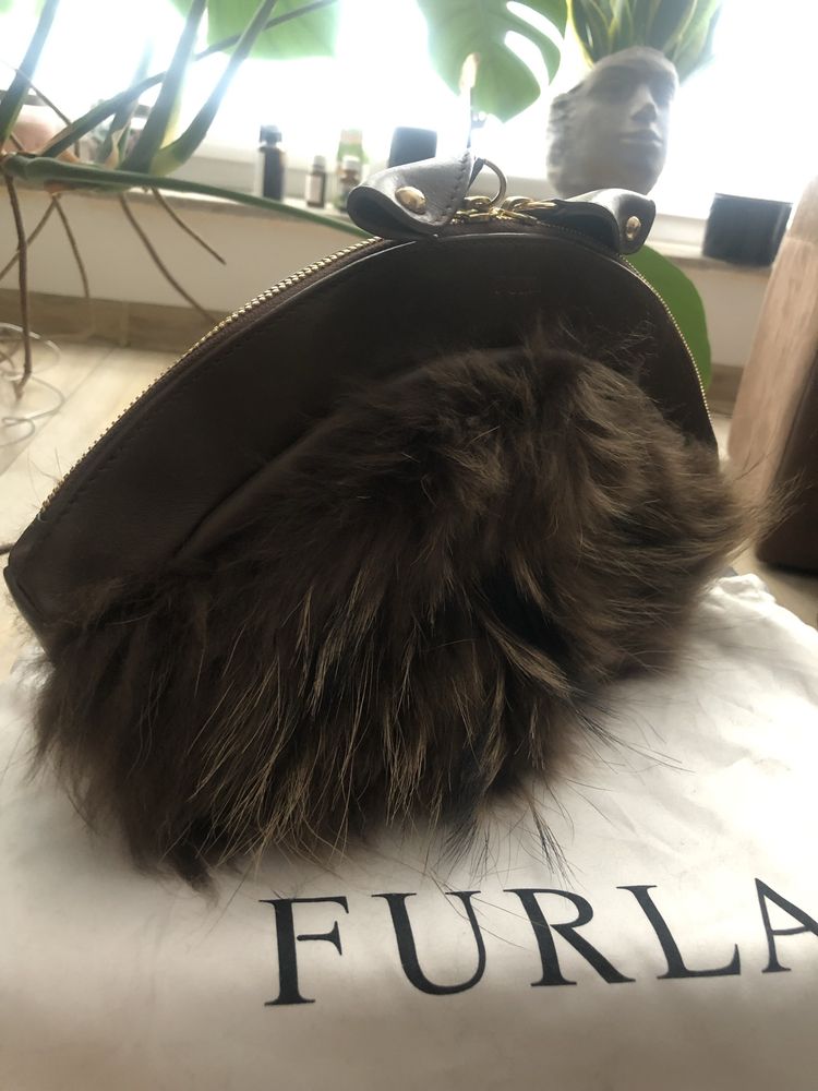 Skórzana torebka FURLA do ręki