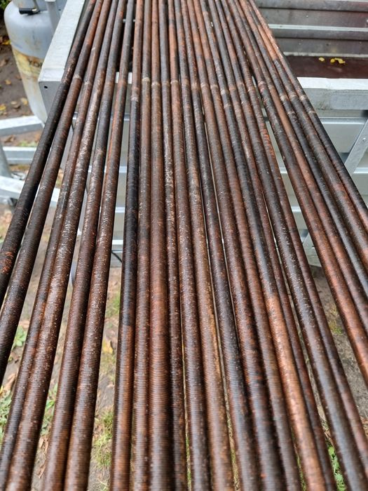 Rurka miedziana karbowana