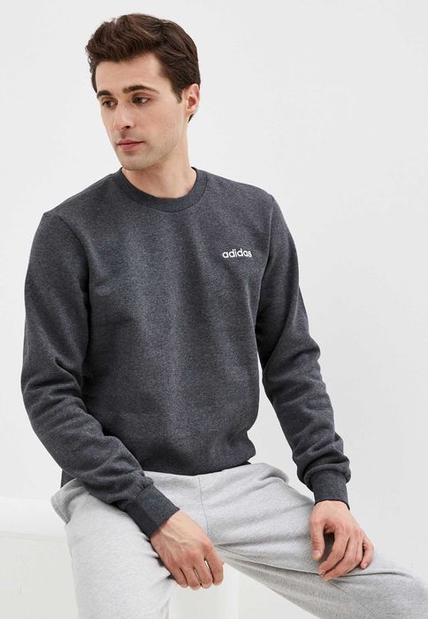 США! Чоловічі світшоти Adidas Feelcozy FT0541 Оригінал! На Флісі! S,M