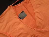 Ciepła bluza LADY DRAMA pomarańczowa, roz. M/L, 100% bawełna, NOWA