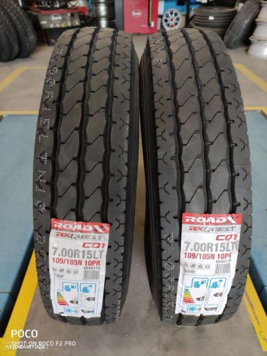 2 pneus 7.00/15 - roadex - oferta dos portes