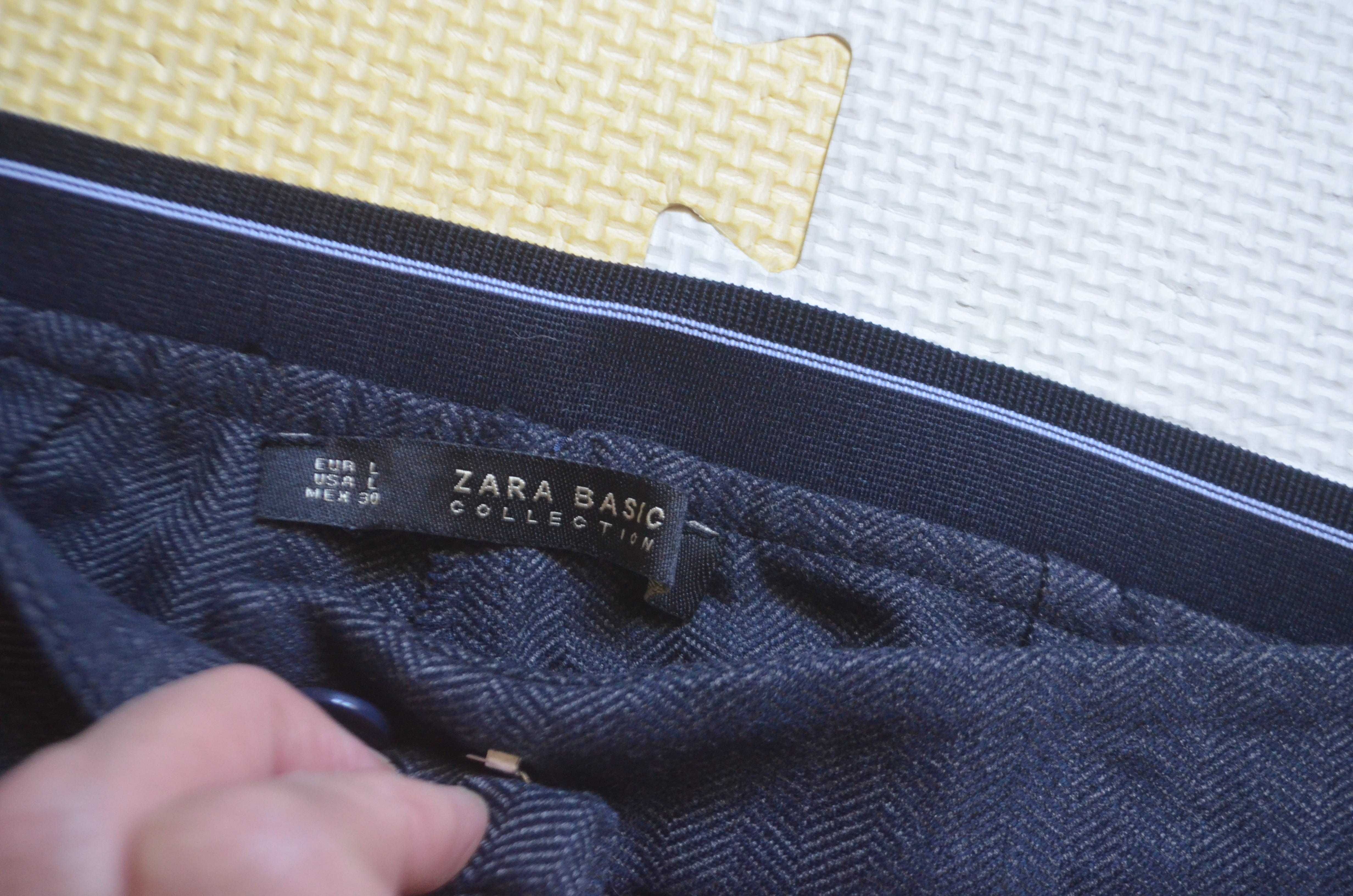 spodnie klasyczne na gumie Zara 38M