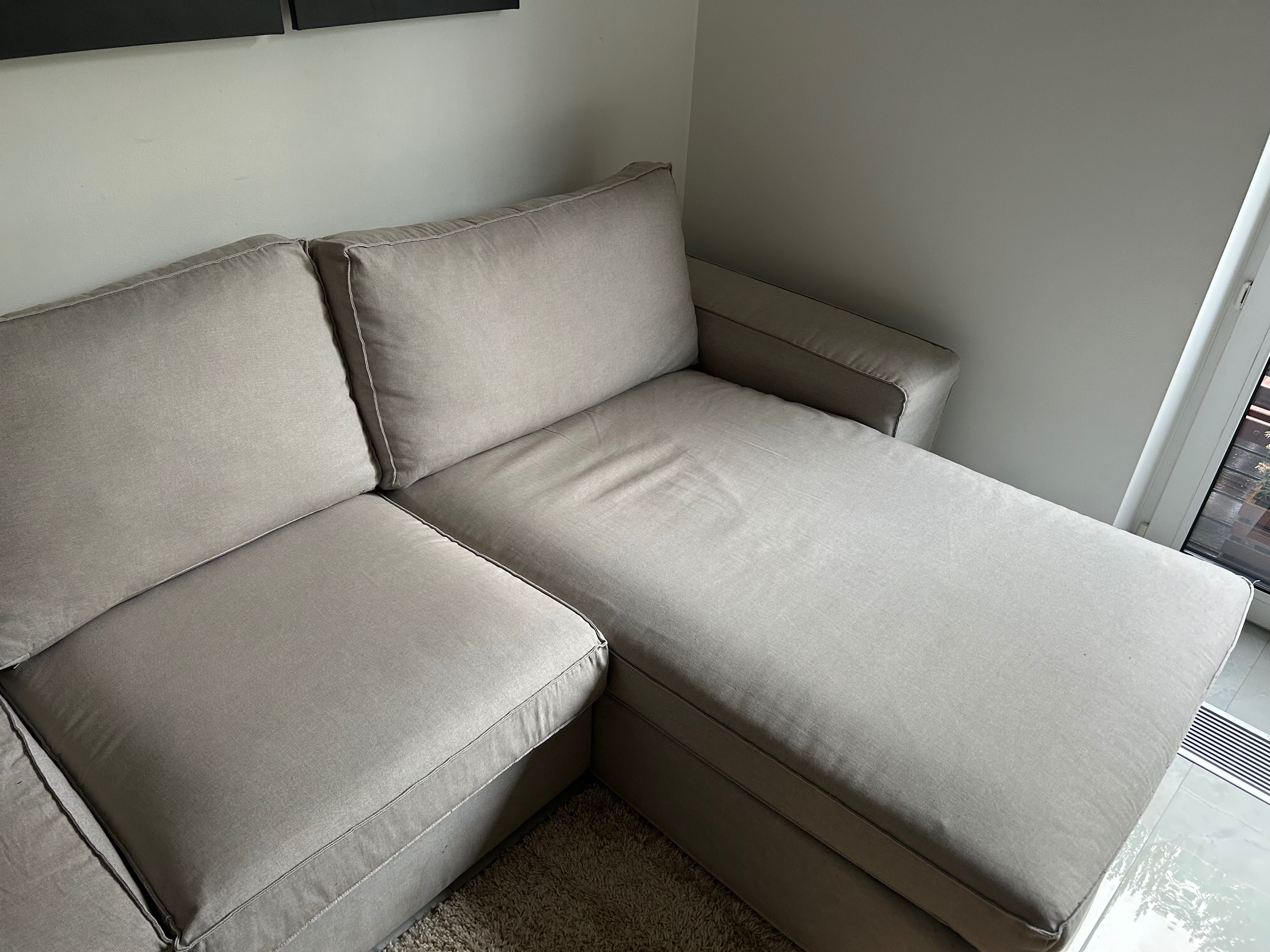 Narożnik modułowy szary Kivik Ikea