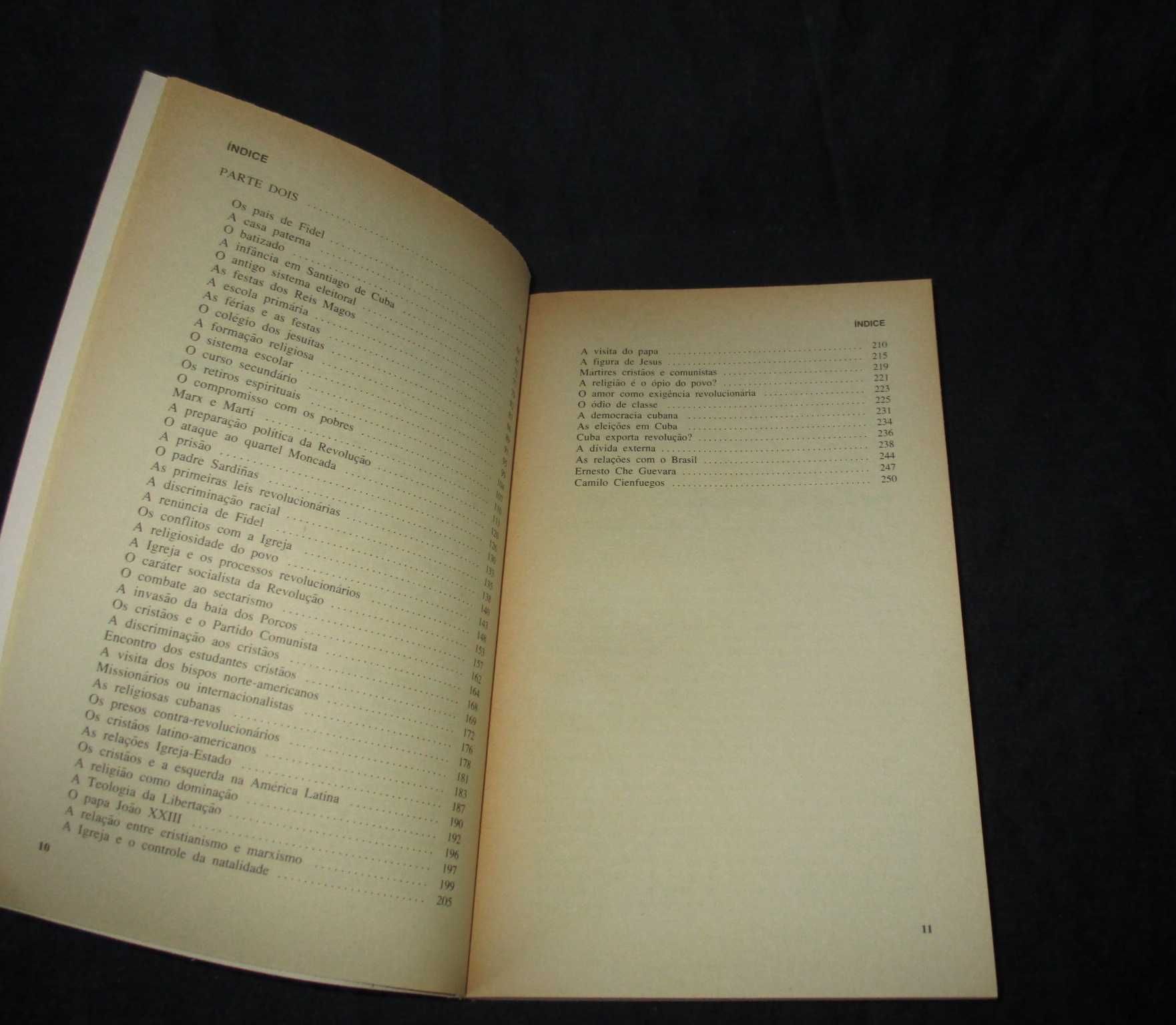 Livro Fidel e a Religião Conversas com Frei Betto