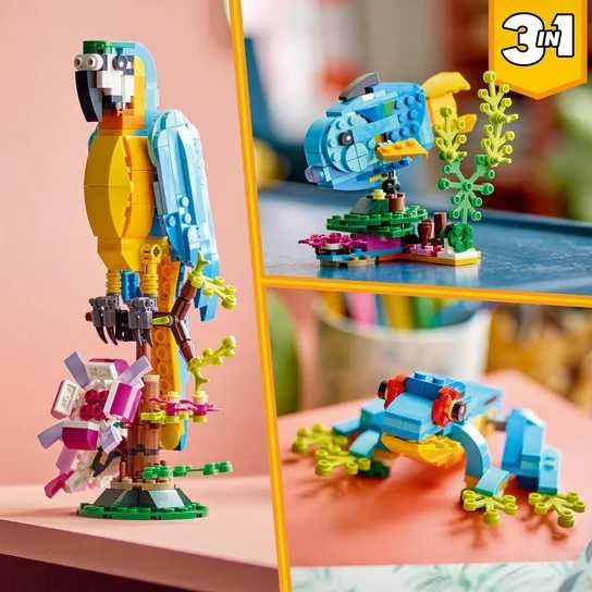 LEGO Creator, klocki, Egzotyczna papuga, 31136