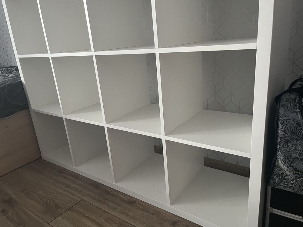 Regał Kallax Ikea 4x4 147x147 cm biały