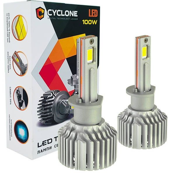 Акція Led лампы Cyclone Led  Type 41  100W h7;h4;h13;h1;h3;h11;9005