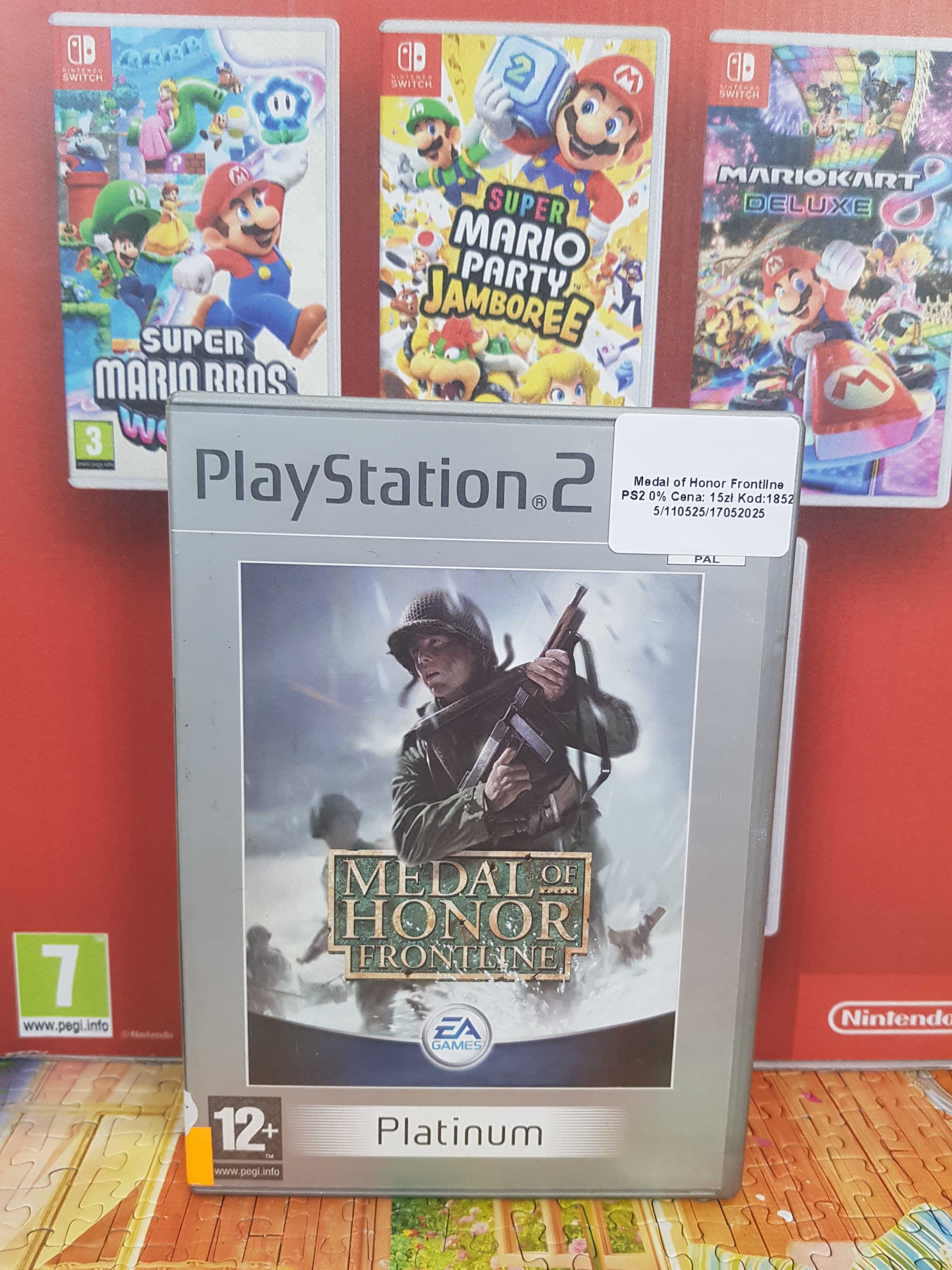 Medal of Honor Frontline PS2 Sklep Iława