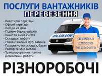 Вантажники/грущики/послуги вантажників/грузоперевозки/бус