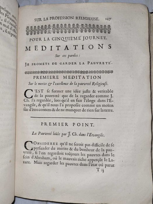 1.ª Edição RARA de D. Claude de Bretagne. Meditações... 1690.