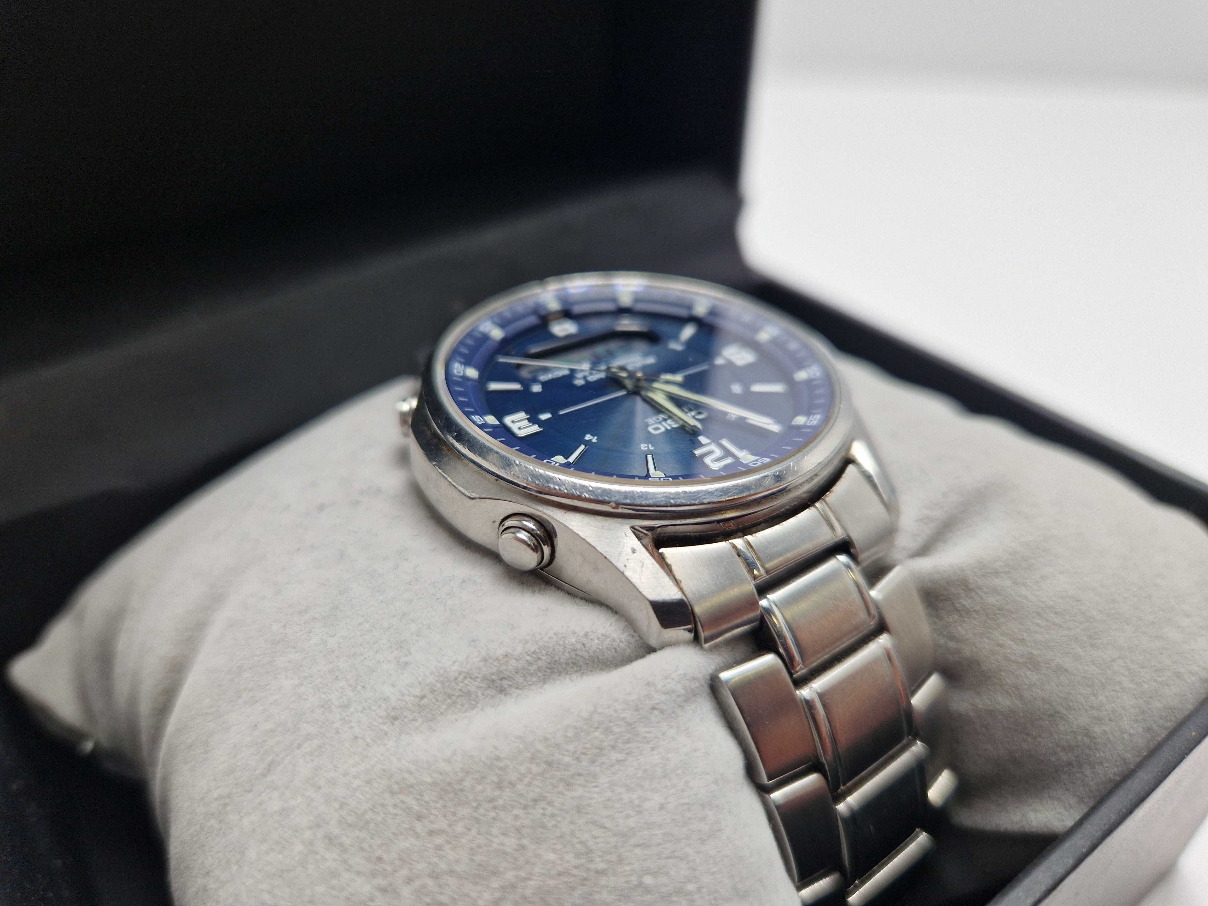 Zegarek męski na Bransolecie Casio LCW-M100DSE szafir wave ceptor