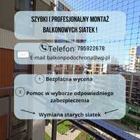 Profesjonalny montaż siatek balkonowych [Rabaty]