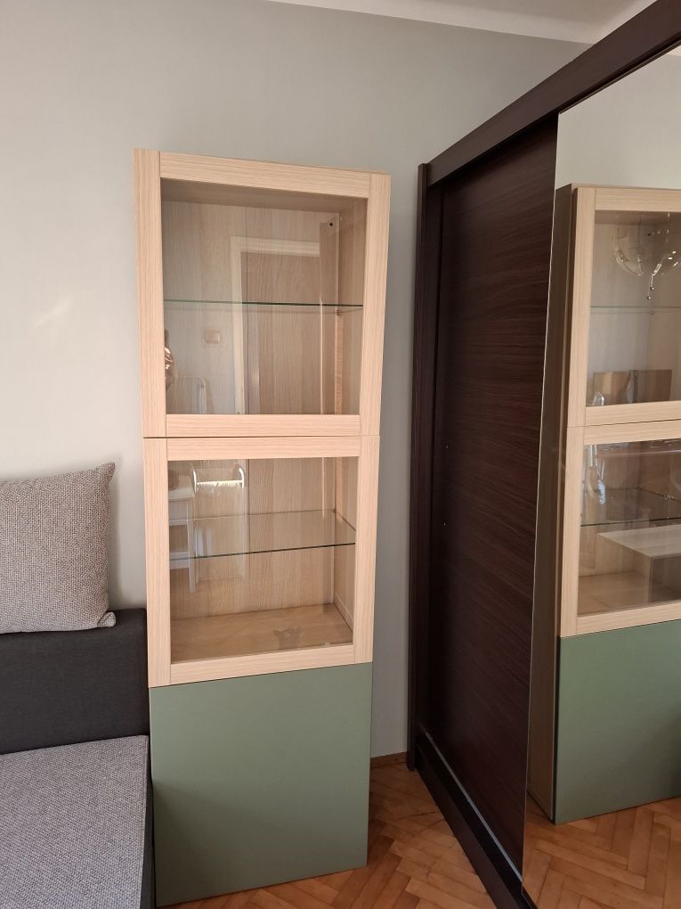 Zestaw szafka pod telewizor + szafa stojąca