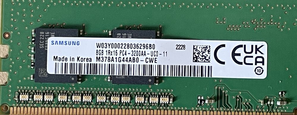 Pamiec RAM 32GB DDR4 3200Mhz M378A1G44AB0 - CWE