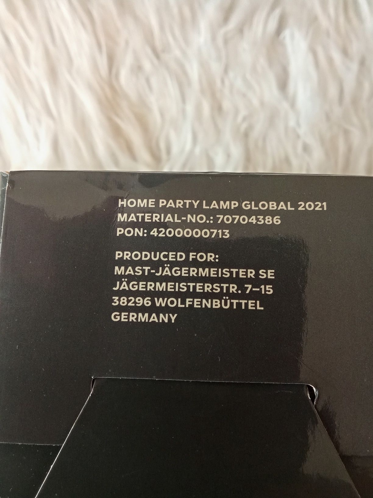 Żarówka dyskotekowa Jagermeister.