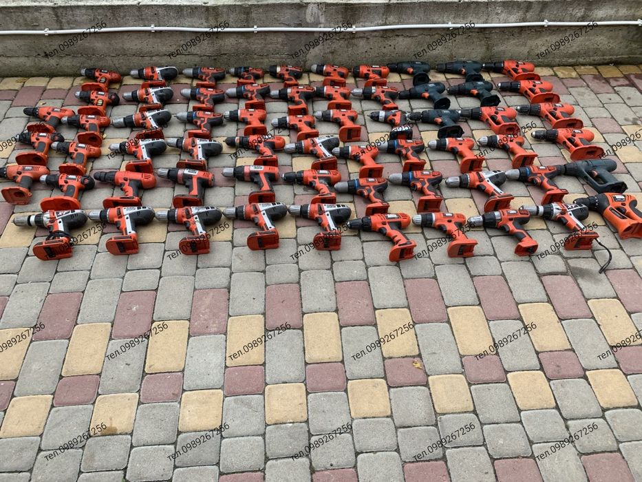 Шуруповерт, дрель, шурупокрут, Black Decker, Bosch, DeWalt