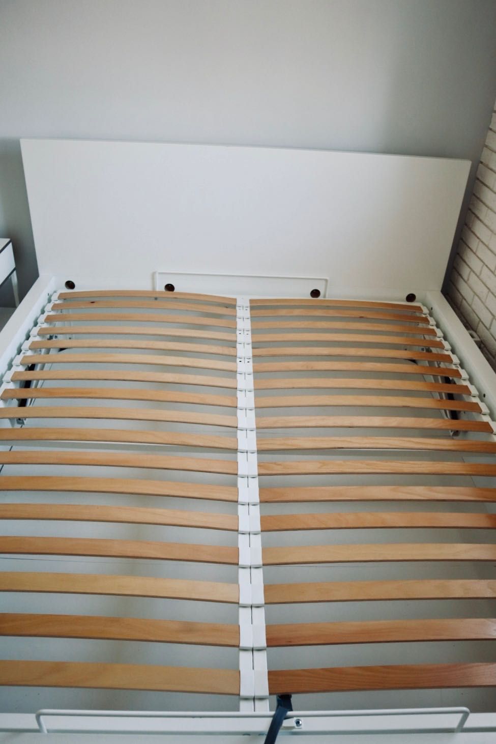 MALM łóżko z pojemnikiem, biały IKEA