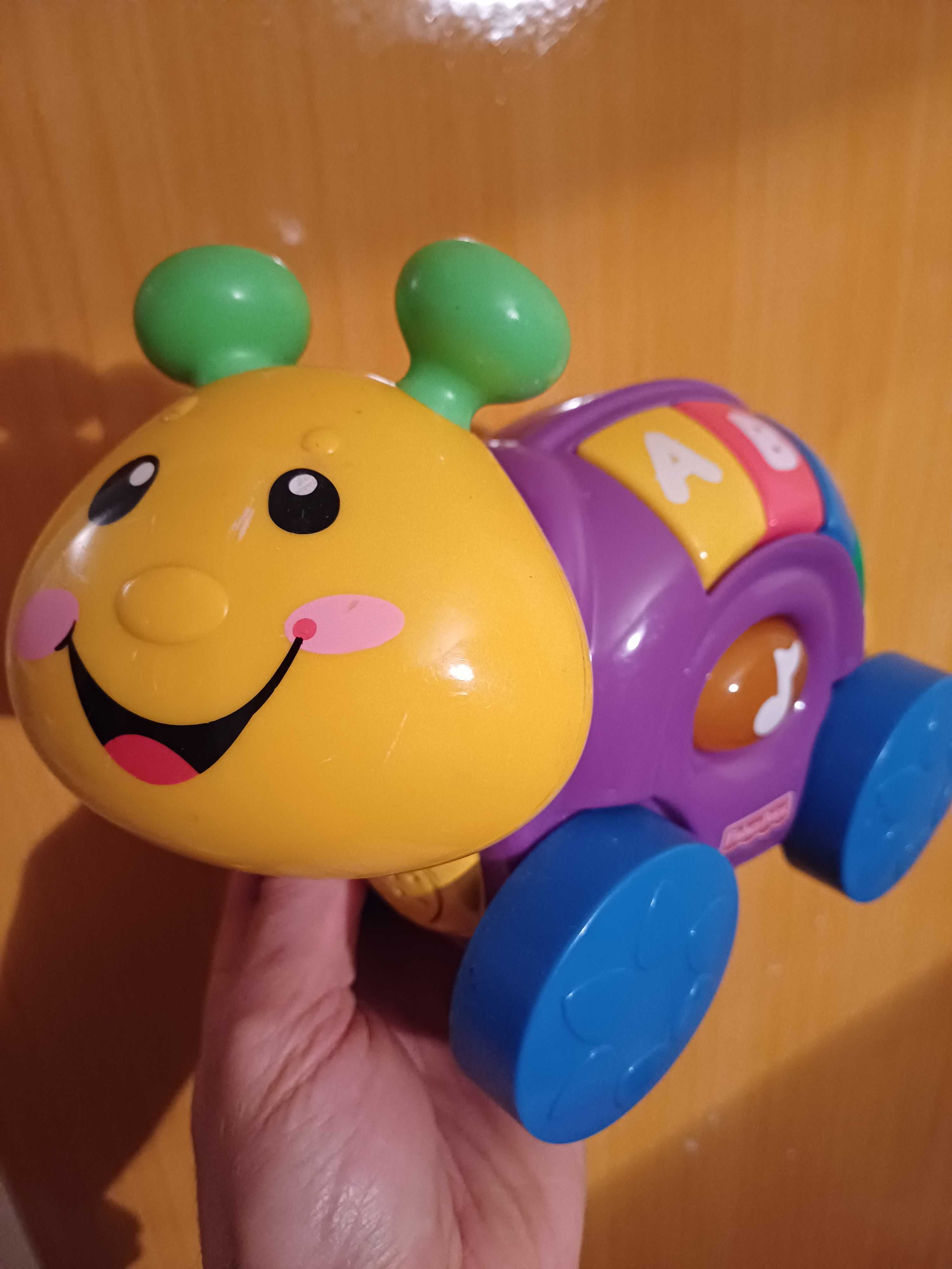 Fisher price Zabawka interaktywna spiewajacy ślimak litery kolory