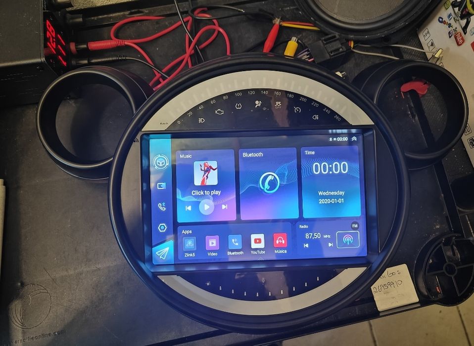 Radio 2 DIN 9" Mini Cooper Countryman (2011 a 2016) + Android (4+32 GB