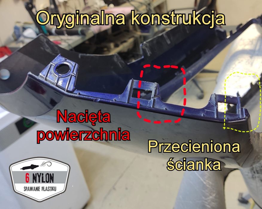 Mocowania zderzaka Alfa Romeo Giulia Druk 3D 2 szt