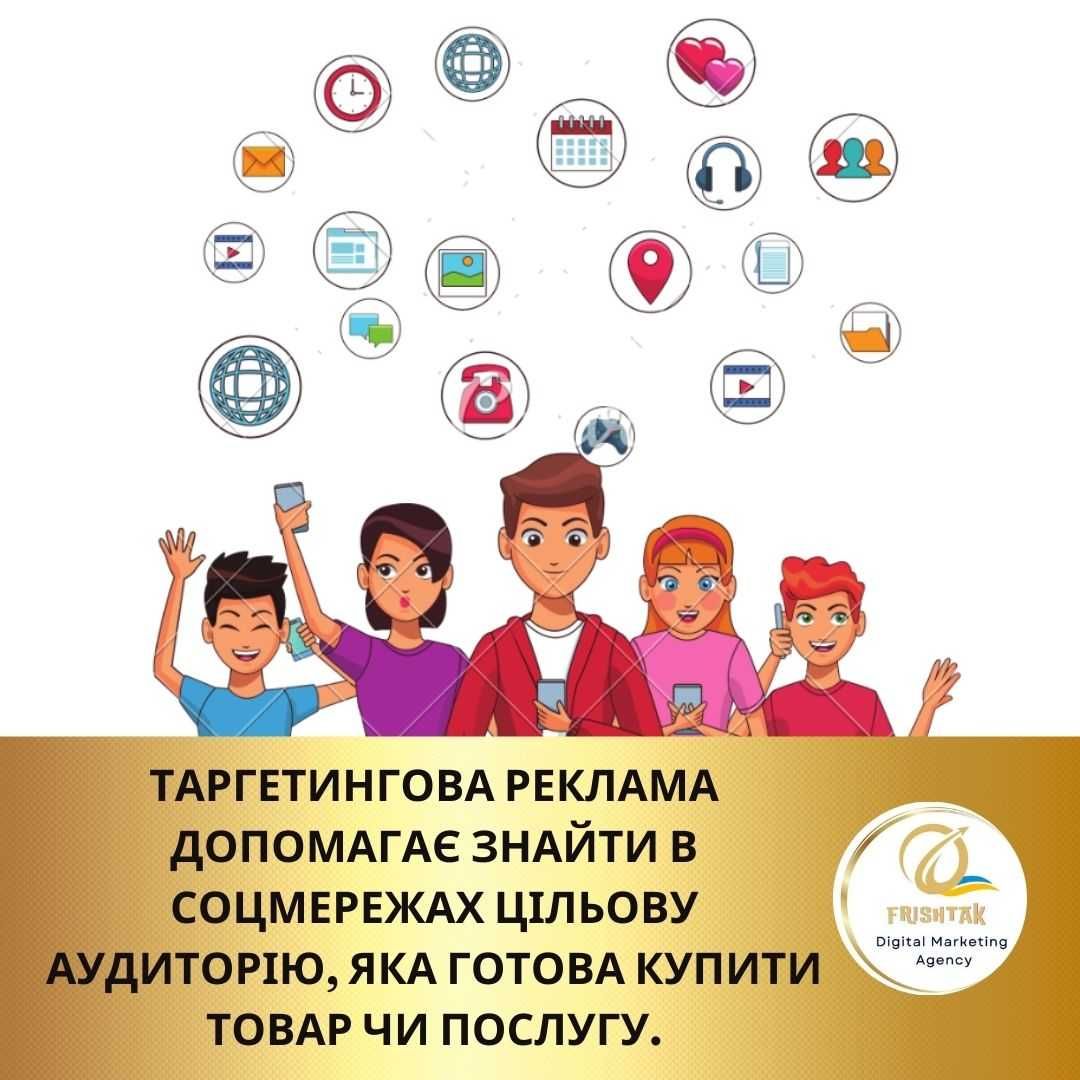 Рекламні послуги. Прицільний таргетинг для зростання бізнесу