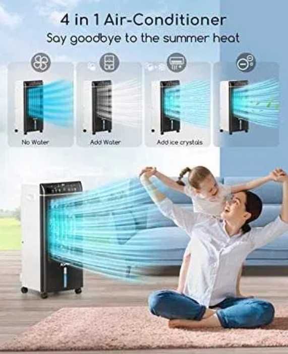 klimator, oczyszczasz, jonizer chłodzi i nawilża -ICyAir WAC -703D