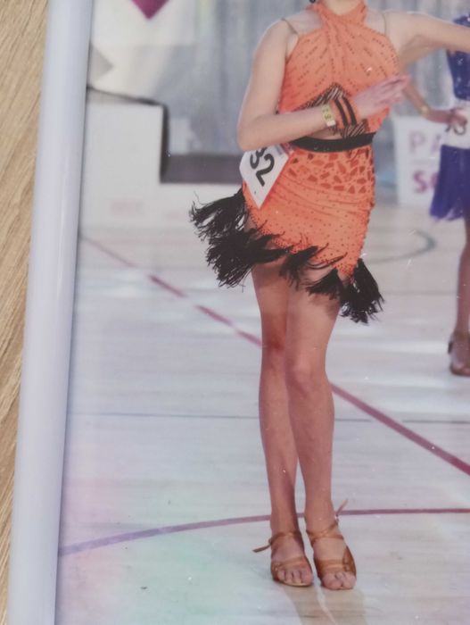 Profesjonalna sukienka turniejowa do tańców Latynoamerykańskich