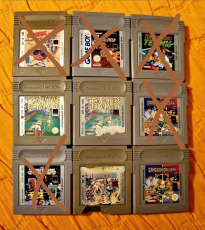 Game Boy Nintendo jogos - Gallery Tennis Dynablaster